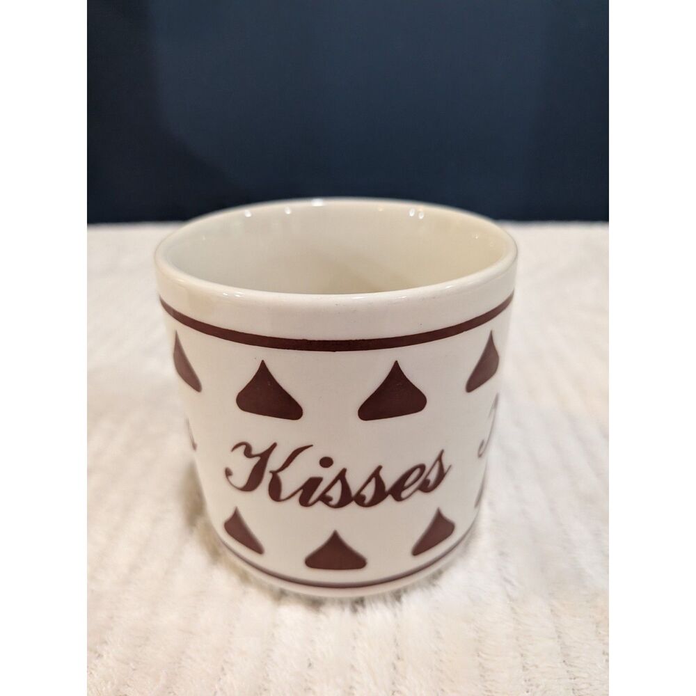 Vintage 1980 Hershey’s Kisses Coffee Mug Retro Graphic Candy Collector Mug